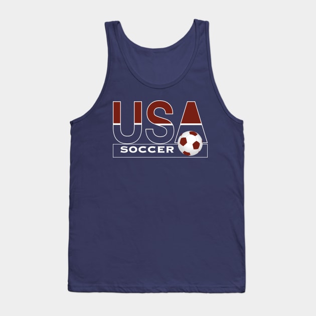 USA Soccer Tank Top by BackupAllStars